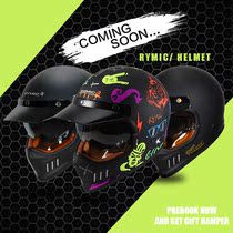 RYMIC Walker Retro Helmet Motorcycle Helmet Halley Men and Women Four Seasons General Light Summer