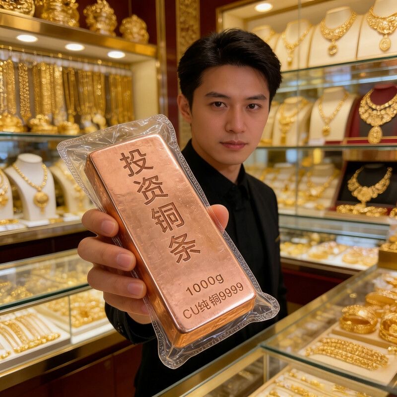 In-Stock Investment Copper Bars 1000g 1000 Gram Collectible Copper Ingots Pure Copper Solid Copper Blocks Copper Bricks Copper Bars Copper Plates