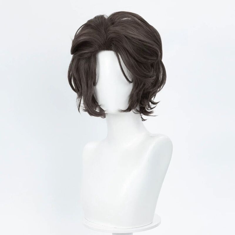 Rose Net Delta Operation Anonymous Cosplay Wig Dark Brown Wavy Short Hair No Maintenance Required Rose Net Delta Operation Anonymous Cosplay Wig Dark Brown Wavy Short Hair No Maintenance Required
