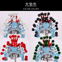 Opera drama hat helmet big scarf hard scarf martial arts hat costume drama hat Qin Qiang general hard helmet