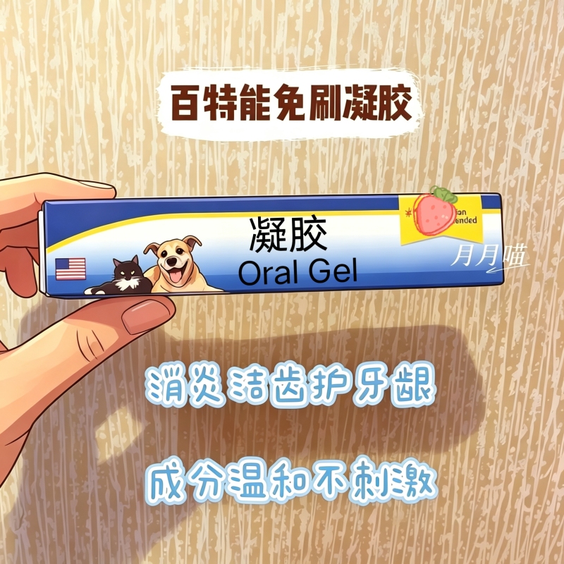 Yueyue Meow Free Shipping American Biotene Gel Anti-Inflammatory Brushless Oral Care Teeth Cleaning Enzyme for Dogs and Cats