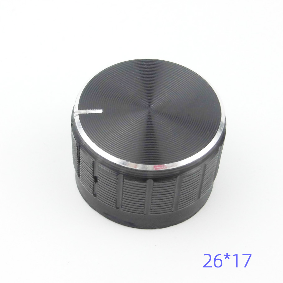 The drawing aluminum alloy potentiometer knob 26-17