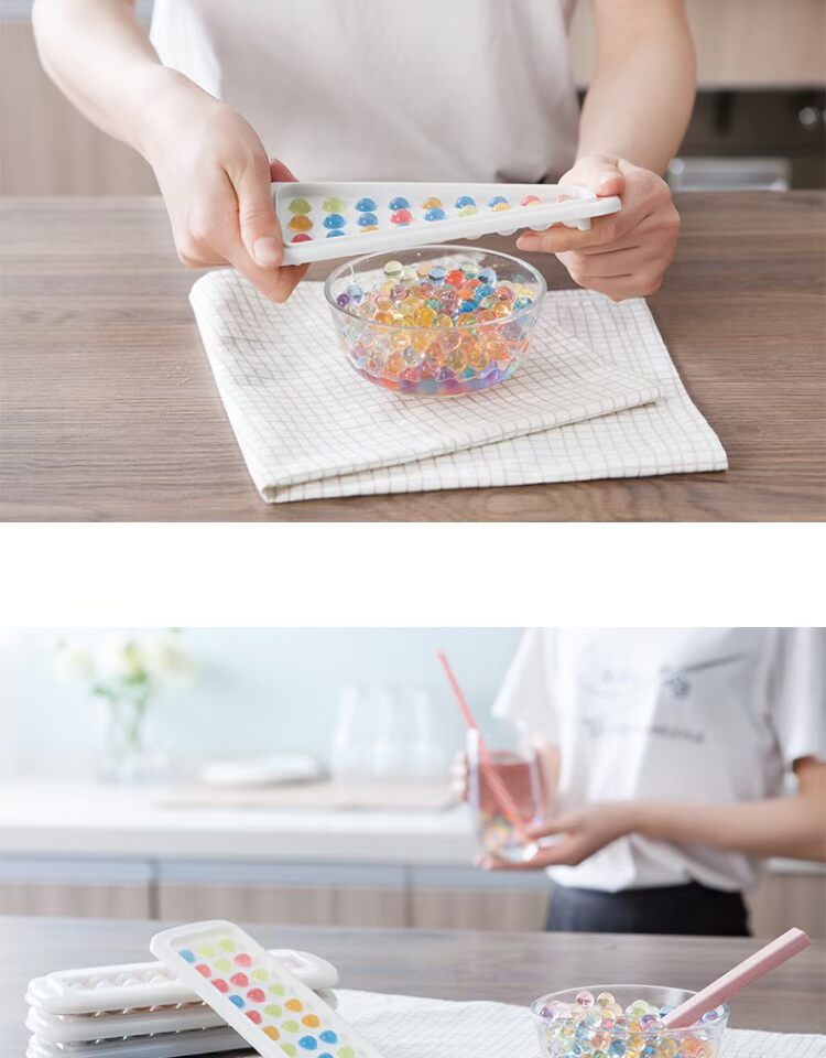益 Hộp đá hộp mùa hè dễ thương với nắp hộp đựng đá viên - Tự làm khuôn nướng khuôn rau câu trung thu