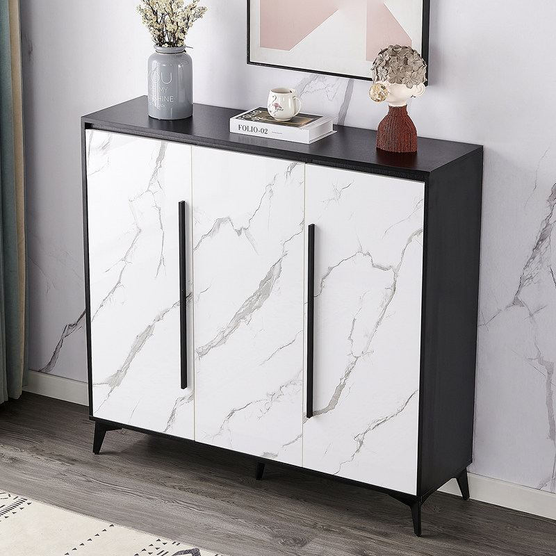 Light luxury shoe cabinet household door to household large capacity foyer cabinet to modern container cabinet in the door closet
