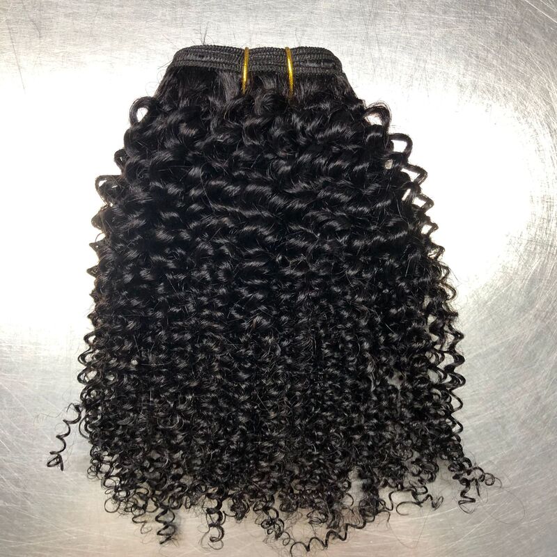 Kinky Curly Human Hair Bundles, 100g, Xuchang Wig Factory Direct Sales