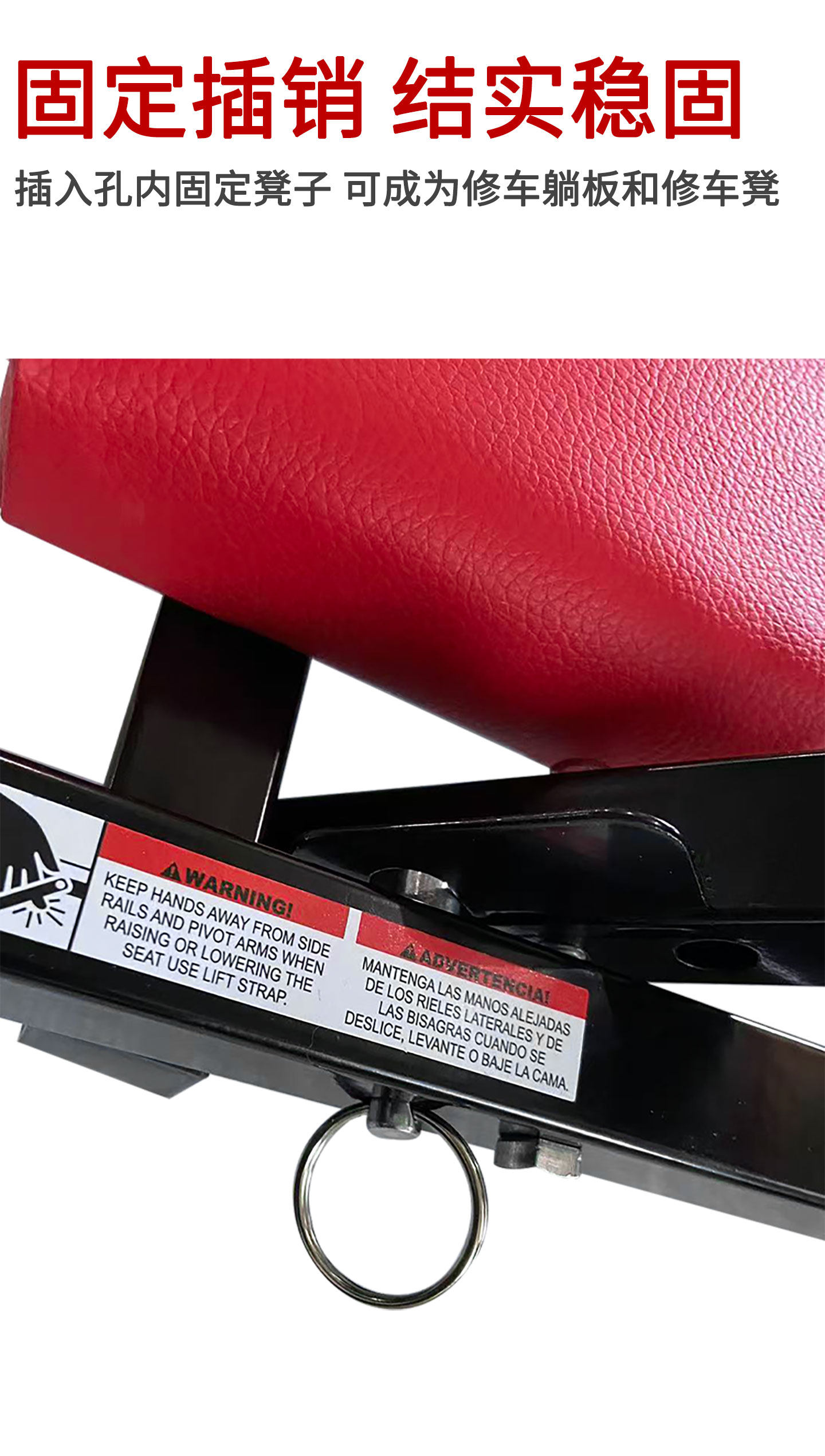 Автомобиль настилают доски 修车凳多功能z型折叠躺板两用修车板凳车底维修睡板移动修车躺板 Puluoen