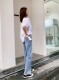 Zona High Waist Denim Wide Leg Pants Women's Loose Straight Pants Women's Summer 2024 New Versatile Drapey Floor-Mopping Pants