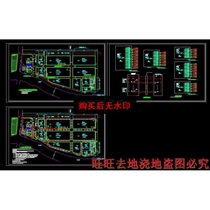 Electrical cad drawing dwg source file of control cable layout in outdoor lighting in factory area