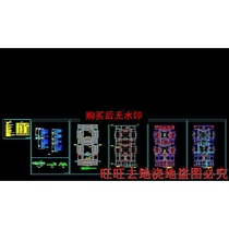 Ancient building courtyard electrical complete set of cad drawings electrical cad drawings dwg source files