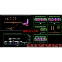 Floor heating construction cad drawings of a residential area in Jilin HVAC cad drawings dwg source files