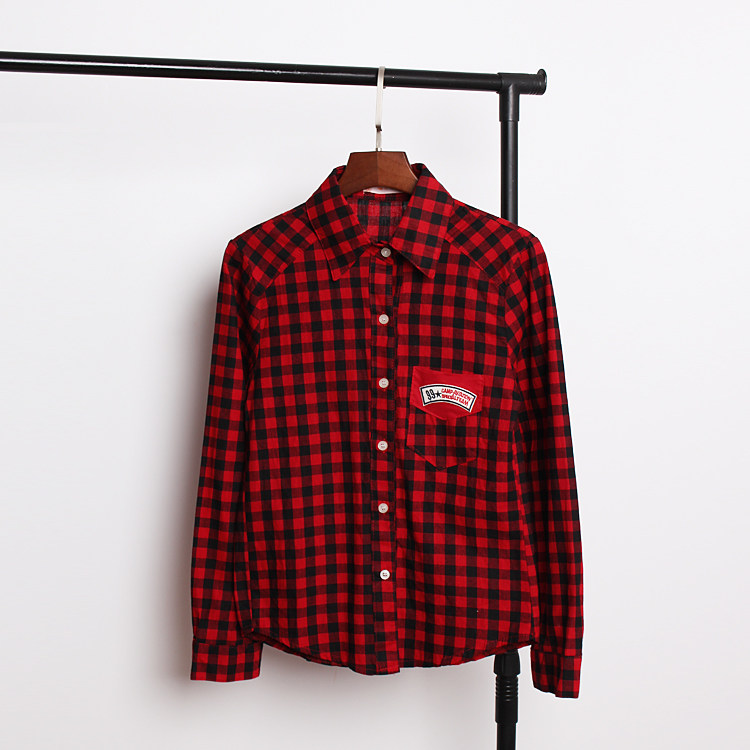 Chemise fille à manche longue en coton - Ref 2087107 Image 9