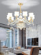 New European-Style Living Room Crystal Chandelier, Simple European-Style Home Dining Room and Bedroom Chandelier, Modern Minimalist Hall Lighting Fixtures
