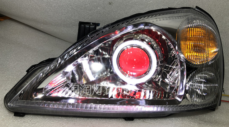 Suitable for Changhe Liana headlight assembly modified Hai 5 double-light lens xenon lamp angel devil eye LED