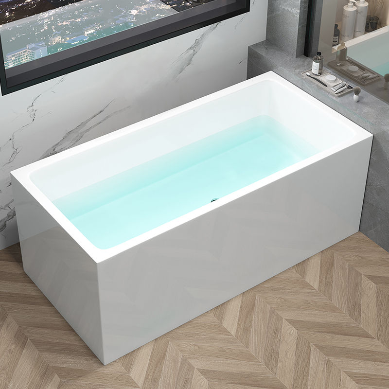 New Square Bathtub for Home Use, Adult Independent Integrated Insulation, Small Apartment, Hotel, B&B, European-Style Acrylic Bathtub New Square Bathtub for Home Use, Adult Independent Integrated Insulation, Small Apartment, Hotel, B&B, European-Style Acrylic Bathtub