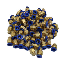 Pneumatic quick coupling tube Quick insert thread straight through PC4PC6PC8PC10PC12-M5 mechanical tool element