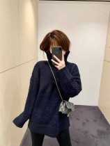 Spot COS KNITTED High-collar Mixed Wool Sweater Sleeve Knitting Sweater 0934572003