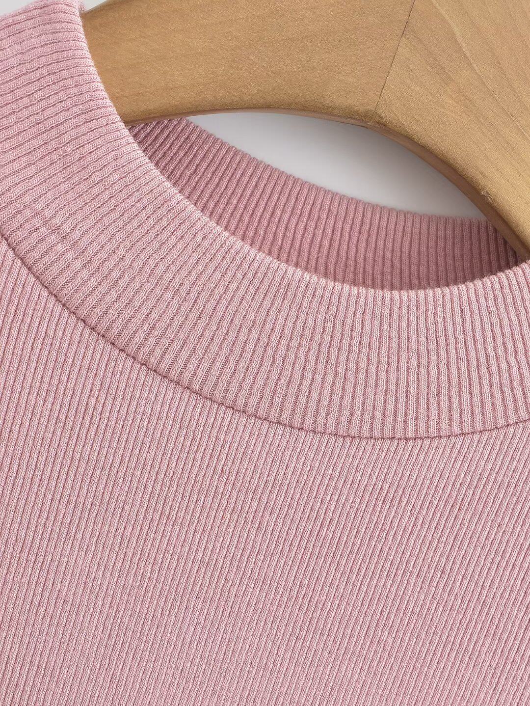 Боди/брюки 西西里 美式辣妹小圆领褶皱连体衣短袖t恤女紧身弹力内搭连身上衣