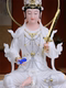 Manjushri Bodhisattva and Samantabhadra Bodhisattva statue for home use white marble Manjushri and Samantabhadra Bodhisattva statue for home worship Huayan Three Saints