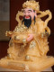 God of Wealth Statue, white marble God of Wealth Statue, home worship and fortune ornaments, God of Wealth Fan Li Bigan Statue