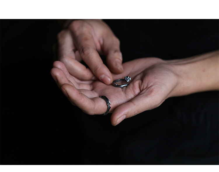 Bague mixte en Argenterie - Ref 3088567 Image 18