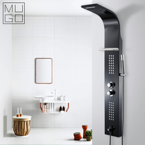 Muge Sanitary Ware Thermostatic Shower Set European Golden Shower Shower Screen Showers Set Down Faucet