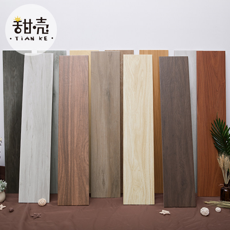 Nordic wood grain brick 200x1000 imitation solid wood floor tile dining room dining room Bedroom Balcony Imitation Ancient Brick Anti Slip Floor Brick