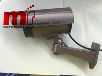 Simulation camera waterproof fake camera with light flashing high simulation camera fake monitoring 11 purple send warning sticker