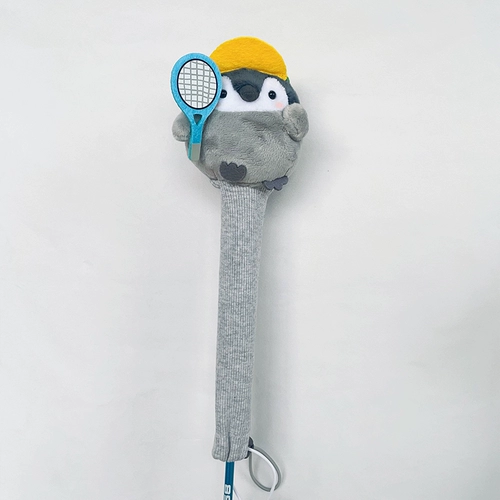 Ракетка для бадминтона, защитный чехол, теннисная милая ручка, пылезащитный комплект, ювелирное украшение, пингвин