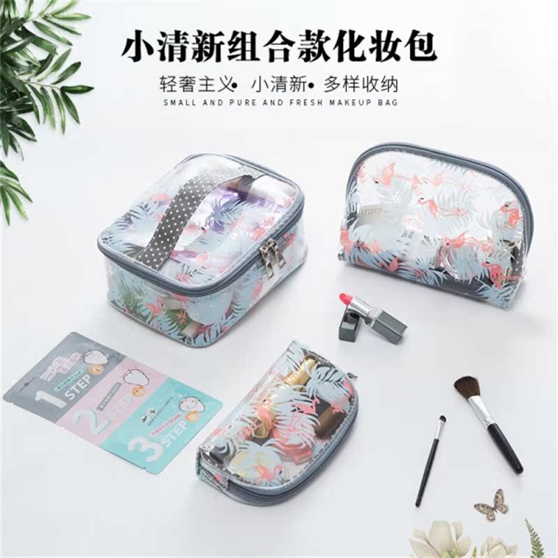 New Travel Large Capacity Makeup Bag Bag Transparent Wash Bag Size Number Multifunction Minima Portable Containing Bag