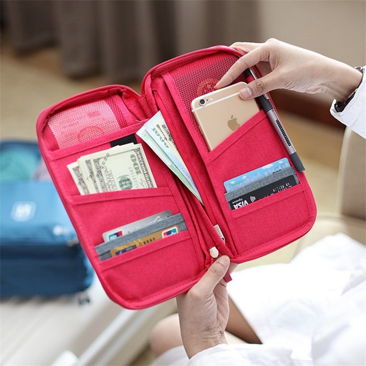 Long version Wallet Travel Ladies Multifunction Card Package Travel Men's Airline Passport Card Card Package