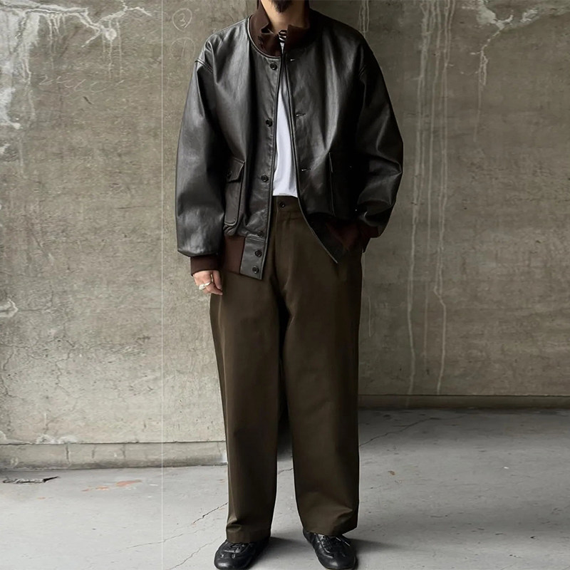 现货A.PRESSE WOOL COTTON WW2 WORK PANTS 羊毛工装裤25FW评价- 淘宝网