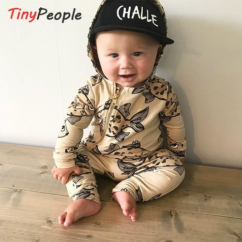 Скандинавское детское хлопковое демисезонное боди с капюшоном для выхода на улицу, скандинавский стиль, в западном стиле