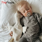 Скандинавский детский хлопковый осенний комплект, лонгслив, штаны, скандинавский стиль