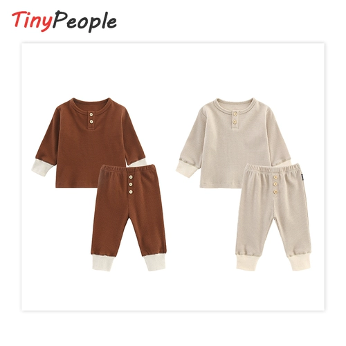 Мужской детский комплект для выхода на улицу, осенний лонгслив, осенние нарукавники, в западном стиле