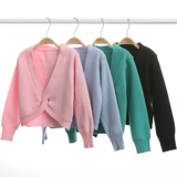 Детский свитер, лонгслив, спортивная одежда, трикотажная удерживающая тепло куртка