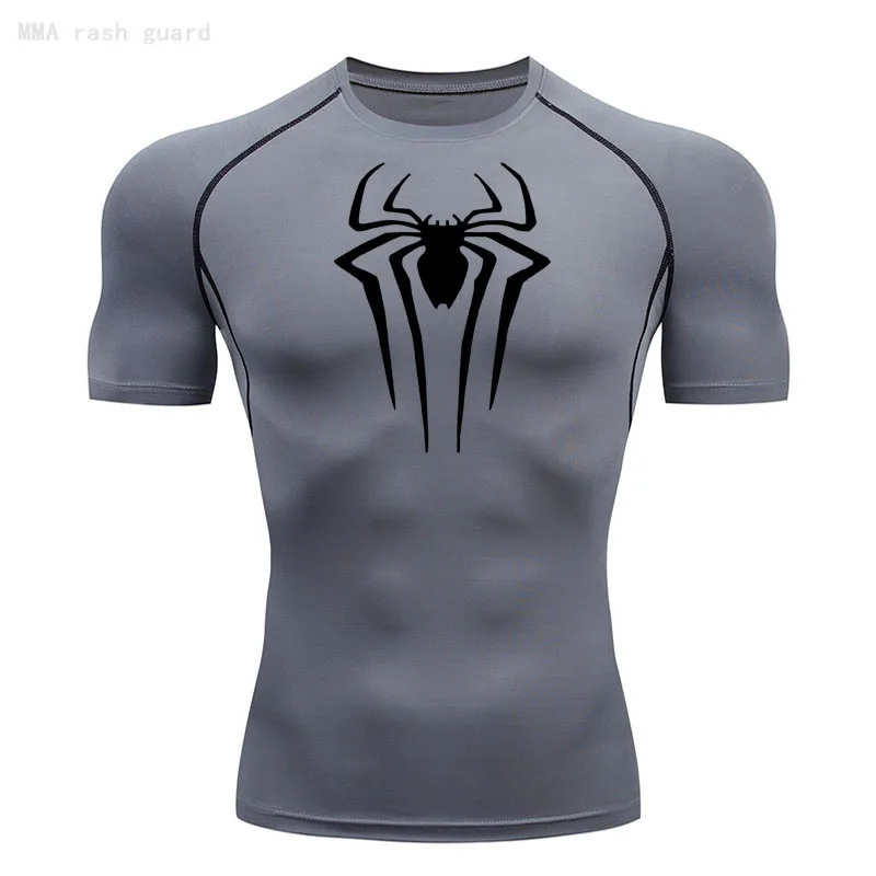 New Compression Shirt Men Fitness Gym Super Hero Sport Runni