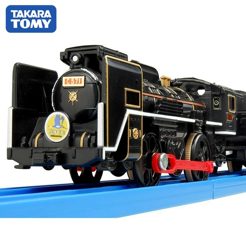 Takara tomy, электрический поезд с рельсами, электрическая игрушка для мальчиков