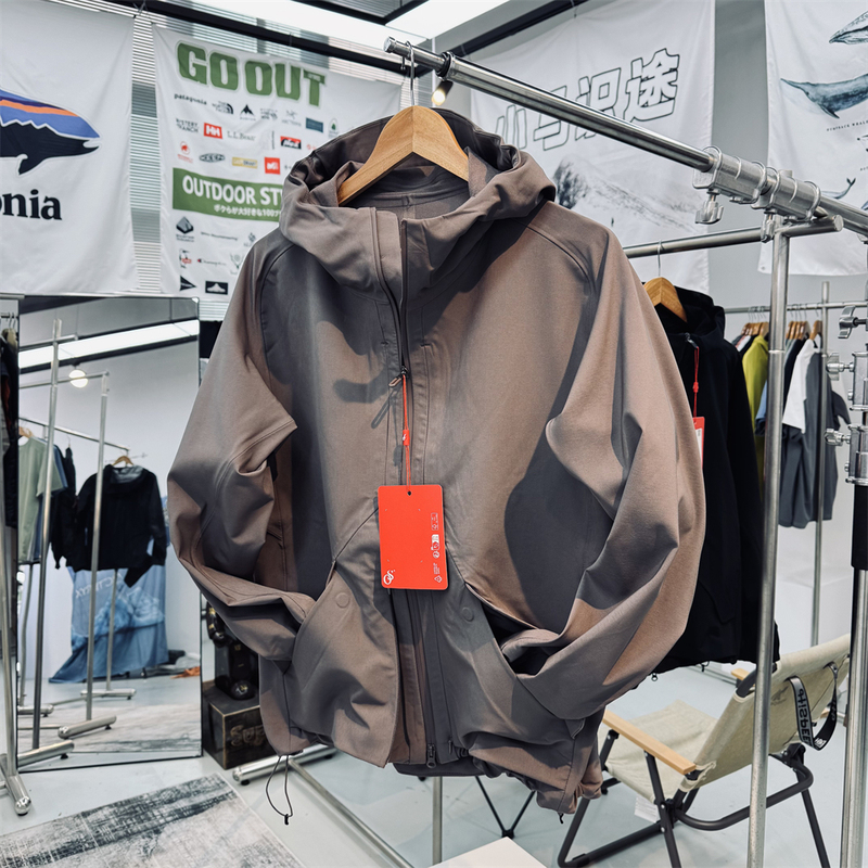Dipin Replacement! Fully Taped Urban Commuting Unisex Outdoor Functional Windproof and Wear-Resistant Softshell Jacket