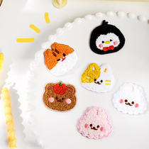 Cotton candy cute cloth stickup cartoon patch clothing Decorative Paste Digy Self-Stick Paper Embroidery Stickup Fashion 100 lap
