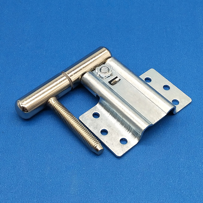 Hinge three-pronged plug rod type wear-resistant silent loose-leaf hinge three-plug door page Italian German door T-type mouth door dedicated