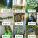 Simulation grape leaf green rattan vine plant leaf pipe cover decorative flower vine fake flower plastic green leaf winding