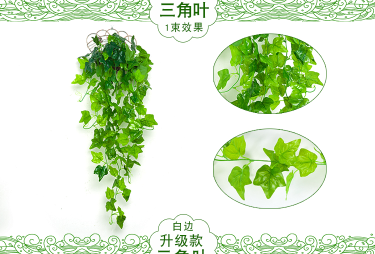 Cây mô phỏng hoa mây giả cây nho xanh lá cây treo hoa lan trong nhà phòng khách trang trí nhựa xanh hoa hồng treo tường màu xanh treo - Hoa nhân tạo / Cây / Trái cây bình hoa mộc lan giả