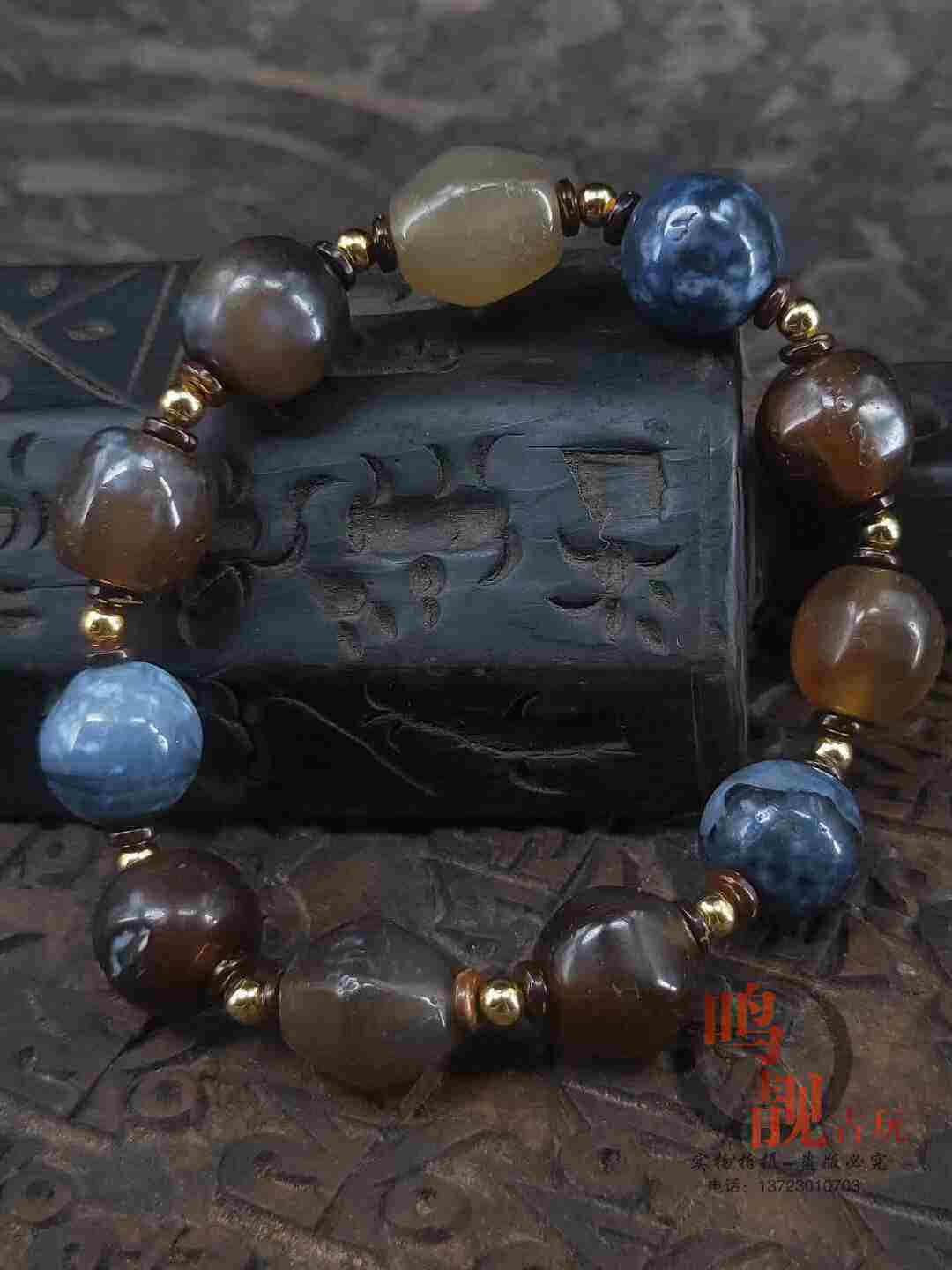 Tibetan countryside Tibetan Chuanhua Old Manau Pearl Handout with sugar ball Manau Yuanzhu Buddhist Pearl Handout