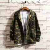 Осенняя универсальная джинсовая трендовая куртка для отдыха, оверсайз, в корейском стиле