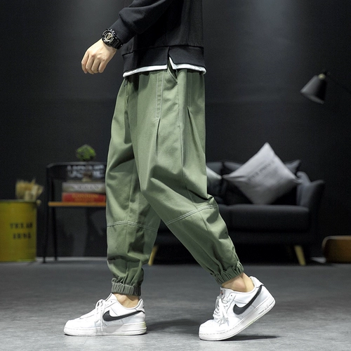 Черные утепленные штаны, парашютист, осенние, свободный крой