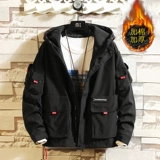 Демисезонная осенняя куртка, трендовый пуховик, оверсайз, в корейском стиле, большой размер