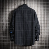 Трендовая рубашка, универсальная осенняя куртка, в корейском стиле, оверсайз, коллекция 2021