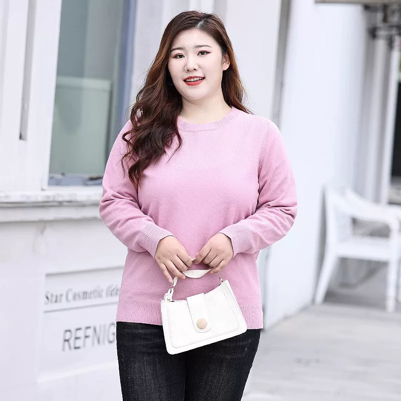 Demi-season knitted sweater, size, high collar