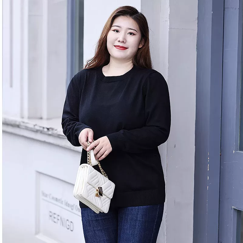Demi-season knitted sweater, size, high collar