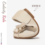 Обувь для принцессы, универсальные детские туфли в английском стиле для кожаной обуви, коллекция 2021, в западном стиле, мягкая подошва